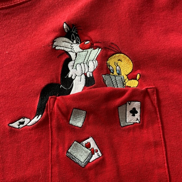 Y2k tweety and Sylvester card tee - Picture 5 of 6